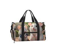 Bolsa de lona deportiva para madres e hijos con compartimento para zapatos, ligera, para gimnasio, fin de semana para hombres y mujeres, bolsa de viaje impermeable con bolsillo húmedo