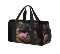 Bolsa de lona deportiva para perros, pastor alemán, fin de semana, bolsa de viaje casual, para viajes, gimnasio, para niños, niñas, niños, mujeres y hombres