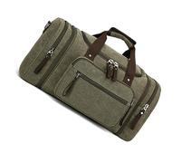 Bolsa de lona expandible para hombres, bolsa de viaje de 55 litros, bolsa de lona grande para hombres con múltiples bolsillos, bolsa de fin de semana para hombre, bolsa de viaje unisex, Color A