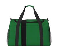 Bolsa de lona grande con estampado de la bandera de la Sultanía de Delhi, bolsa de viaje de fin de semana para mujer, bolsa de mano, Negro -, Talla única