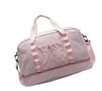 Bolsa de lona grande para hombres y mujeres, bolsas de gimnasio y viaje con zonas separadas húmedas y secas para fitness, aventura al aire libre, bolsa de hombro ergonómica transpirable, a, Mass