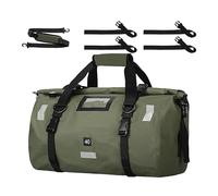 Bolsa de lona impermeable | Bolsas secas para cola de motocicleta de 40 litros | Bolsas de sillín de alta resistencia, bolsas de lona secas para natación, camping, viajes, gimnasio