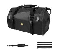 Bolsa de lona impermeable, con parte superior enrollable, resistente para motocicleta, con correas de fijación rápida, con gran espacio de almacenamiento, perfecta para viajes, camping, kayak, pesca y