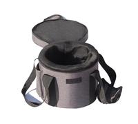 Bolsa de lona para cuencos tibetanos, Bolsa de transporte for cuenco canto, lona portátil, almacenamiento multicolor grueso(8 Inch Gray)