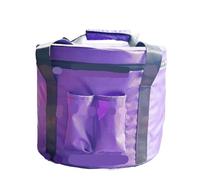 Bolsa de lona para cuencos tibetanos, Cuenco tibetano de cristal cuarzo, bolsa transporte con mango morado, 8-12 pulgadas(10 inch)