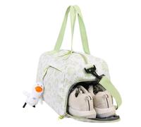 Bolsa de lona para deportes, bolsa de almacenamiento de separación de gran capacidad en seco y húmedo, bolsa de viaje para organizar equipos de fitness para ropa, paraguas, toallas, Green, Refer to