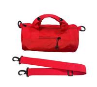 Bolsa de lona para gimnasio, bolsa de hombro para gimnasio, correa ajustable, organizador para pasar la noche, entrenamiento, natación, baile, yoga, camping, Red, Refer to description, Unisex