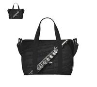 Bolsa de lona para hombres y mujeres, bolsa de gimnasio con compartimento para zapatos, bolsas de viaje ligeras para pasar la noche, Música de flauta, Talla única, Bolsa de viaje