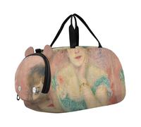 Bolsa de lona para niños, bolsa de viaje para niños, bolsa de viaje para niñas, gimnasio, lona Auguste Renoir, estampado de mujer joven, Pintura de retrato de Renoir, Classic