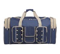 Bolsa de Lona para Viajar, una Bolsa de Transporte de Gran Capacidad para Llevar con Bolsillo múltiple, manija y Correa para el Hombro para Hombres Duffle de Gimnasio