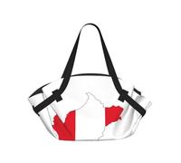 Bolsa de lona plegable con diseño de mapa de la bandera de Perú, impermeable, para viajes, camping, parque al aire libre, playa