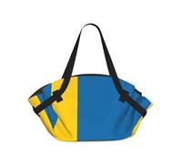 Bolsa de lona plegable con estampado de bandera sueca, impermeable, bolsa de viaje, colchón de camping para parque al aire libre, playa
