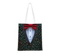 Bolsa de lona reutilizable con estampado de gatos para truco o trato, compras de comestibles y mucho más, 3D 14, Talla única