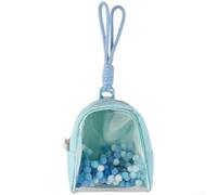 Bolsa de lona transparente para Tamagotchi Paradise de 11 cm de lona para Tamagotchi Pix Pink Compact Travel Case for Electronic Pet Console Purple Small Organizer Bag 11 x 9 cm para juego, azul