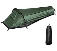 Bolsa de lona ultraligera, compacta para una sola persona, mochila con espacio más grande, impermeable, saco de dormir para acampar al aire libre, supervivencia