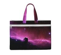 Bolsa de lona unisex con estampado de estrellas oscuras, para compras, oficina, viajes, playa, almacenamiento de documentos