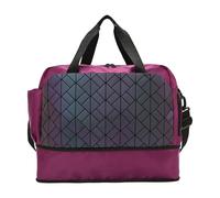 Bolsa De Lona Viaje Impermeabilizaciones Fines Semana Llevan Bolsas Servicio para Mujeres Sport Sport Gym Durante La Noche Shoulder Weekender Bolsa Nocturna Durante La Noche
