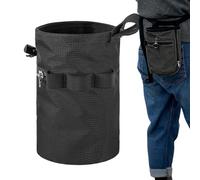 Bolsa De Magnesia - Bolsa De Magnesia Impermeable con Cinturón Ajustable Y Bolsillo con Cremallera | Equipo para Gimnasia Halterofilia Disc Golf Búlder | para Muro Piscina Barra Disco