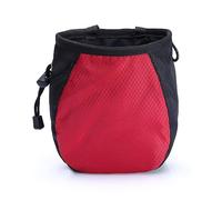 Bolsa de magnesio FUZVOL para escalada, bolsa roja de tiza con cinturón, bolsillo ajustable y cordón de ajuste para escalada en roca y bouldering al aire libre