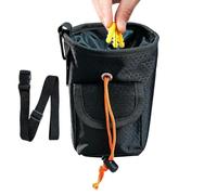 Bolsa de magnesio para búlder Cinturón Ajustable y Cierre de cordón rápido | Saco de magnesio con cierre de cordón sin fugas para boulder, gimnasio, pesas, entrenamiento al aire libre, montaña, de