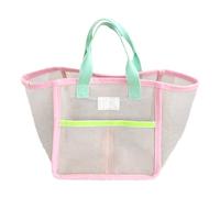 Bolsa de malla, bolsa de malla con asa, resistente a la , de secado rápido y reutilizable como organizador para viajes, vacaciones, verano, natación, picnic y fitness