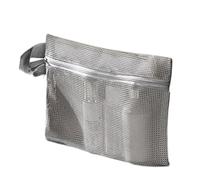 Bolsa de malla con cremallera, bolsas de malla con cremallera, organizador multifuncional portátil para dormitorio, artículos de tocador, medicamentos, papelería, gimnasio, playa, universidad, viajes