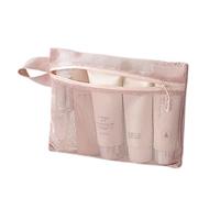 Bolsa de malla con cremallera, bolsas de malla con cremallera, organizador multifuncional portátil para dormitorio, artículos de tocador, medicamentos, papelería, gimnasio, playa, universidad, viajes