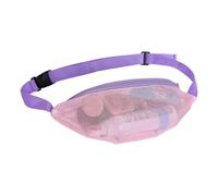 Bolsa de malla de bolsa de playa de red, bolsillo de cadera, bolso de hombro | Bolsa de correa ajustable con tela de malla para moldes en la playa de natación de vacaciones de viaje de verano