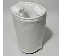 Bolsa de malla de repuesto para aspiradora de piscina, red de vacío para estanques de natación, acuarios, bolsa con cordón, 8.4 x 7.1 pulgadas, color blanco (2)