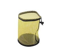 Bolsa de Malla Deportiva portátil, Multiusos, Nailon, con cordón, for Golf, Capacidad for 12, 25 o 50 Pelotas para Golf Accesorios(Yellow-M)