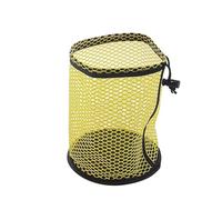 Bolsa de Malla Deportiva portátil, Multiusos, Nailon, con cordón, for Golf, Capacidad for 12, 25 o 50 Pelotas para Golf Accesorios(Yellow-L)