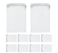 Bolsa de Malla para Acuario, Paquete Multimedia para pecera, Bolsas de Filtro multifuncionales a Prueba de Fugas para Agua Dulce, Agua Salada, Acuario, pecera, 20 x 30 cm, Color