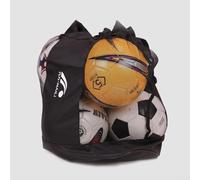 Bolsa de malla para balón de fútbol con correas de hombro ajustables para uso pesado, soporta hasta 25 pelotas y se adapta a uniformes y equipo de equipo de lavandería (bolsa de hombro M)