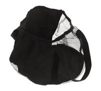 Bolsa de Malla para Balones de Baloncesto y Voleibol, Negra | Oxford Transpirable, Plegable Asa Gruesa, para Prácticas y Uso Escolar Infantil