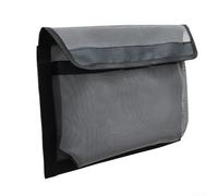 Bolsa de malla para barco, bolsa de almacenamiento de red marina con respaldo para equipo de pesca y herramientas al aire libre, para pontones pesca de pesca (gris)