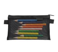 Bolsa de Malla para bolígrafos, Bolsa de Malla con Cremallera, Organizador de cosméticos Resistente al Desgaste, Suministros de papelería para Estudiantes, Amigos, niños, niñas, Adultos