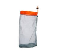Bolsa de Malla para Camping Saco de cordón de Malla Ultraligero Reutilizable para Actividades al Aire Libre Senderismo Bolsa de Almacenamiento de Viaje(M Orange)