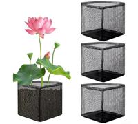 Bolsa de malla para plantar diseñada para entornos acuáticos que apoya el crecimiento saludable de lirios de agua de loto y especies similares (A)