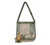Bolsa De Malla Para Recolección De Setas Correa de Hombro Ajustable de Gran