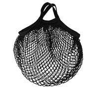 Bolsa de malla reutilizable para la compra Negra
