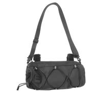 Bolsa de Manillar para Bicicleta de Montaña y Carretera, Nylon Negro | Uso en Ciclismo, Instalación Fácil, Varias Zonas de Almacenamiento, Alta Durabilidad, para Bici y Moto
