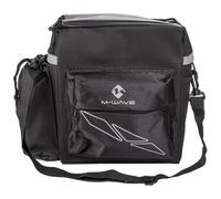 Bolsa de manillar para bicicleta Utrecht Travel M-Wave en negro con soporte para