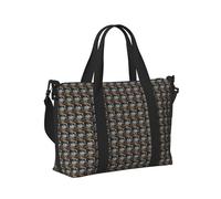 Bolsa de mano de viaje con estampado de tren de locomotora de vapor para mujeres y hombres, para viajes cortos, gimnasio, vacaciones, negocios al aire libre