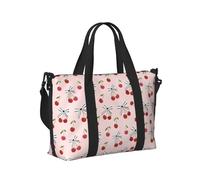 Bolsa de mano para laptop para el trabajo de mujer, bonita bolsa de gimnasio con pajarita roja para mujeres y hombres, bolsa de viaje cruzada para artículos personales, bolsas de viaje para mujer
