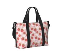 Bolsa de mano para laptop para mujer, bonita bolsa de gimnasio con pajarita de fresa para mujeres y hombres, bolsa de viaje cruzada para artículos personales, bolsas de viaje, bolsas de fin de semana