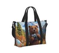 Bolsa de mano para laptop para mujer, trabajo, fotografía de montaña nevada, bolsa de gimnasio para mujeres y hombres, bolsa de viaje cruzada para artículos personales, bolsas de viaje para mujer