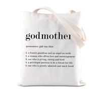 Bolsa de mano para madrina, regalo para padrina, regalo de propuesta de madrina, regalo de bautizo, bolsa de asa para primera comunión, Madrina Uk2, 14.56INCHES