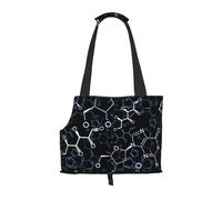Bolsa de Mano para Mascotas, Bolso de Mano portátil de Viaje para Perros con Hebilla de Metal de Seguridad para Caminatas en el Metro, Símbolos de química química