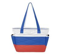 Bolsa de mano para mujer, bolsas de playa para viajes diarios con funda para laptop de 14 pulgadas, bandera de Rusia
