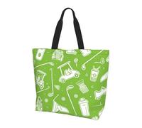 Bolsa de mano para pelota de golf, bolsa de hombro para mujer, bolsa de compras deportiva, resistente al agua, bolsa grande con bolsillo interior para trabajo, viajes, escuela